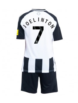 Newcastle United Joelinton #7 Replika Hemmakläder Barn 2024-25 Kortärmad (+ byxor)